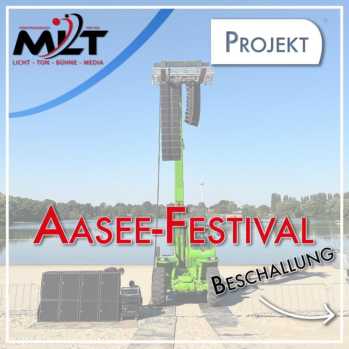 Aasee-Festival Bocholt Beschallung mit L-Acoustics