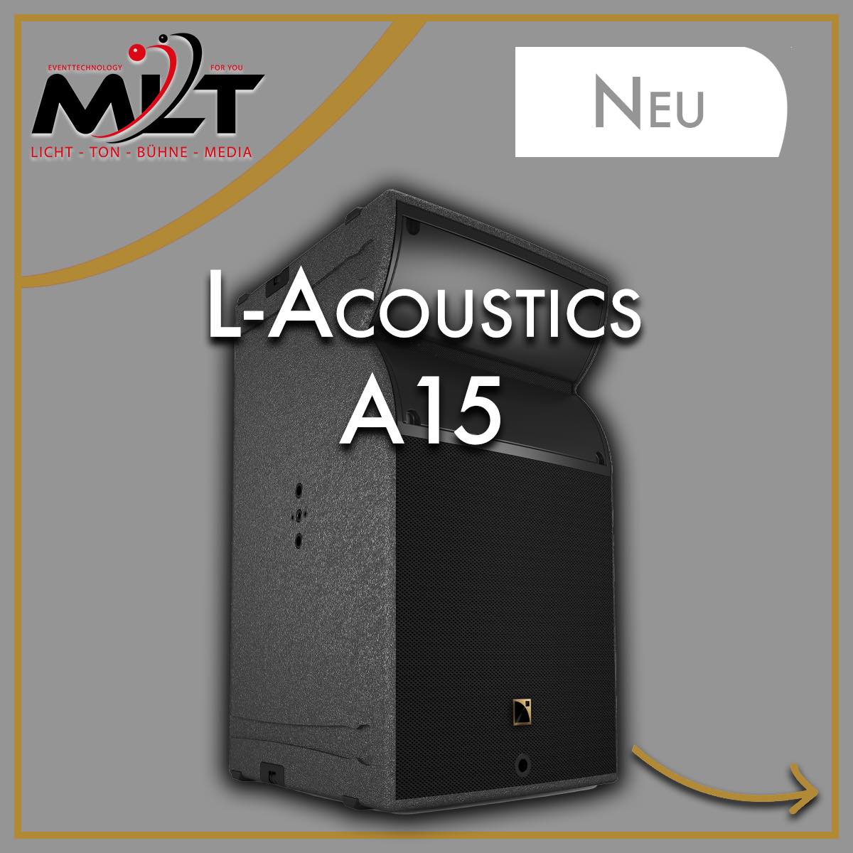 L-Acoustics A15 Focus und Wide PA-Lautsprecher Neu in der Vermietung.
