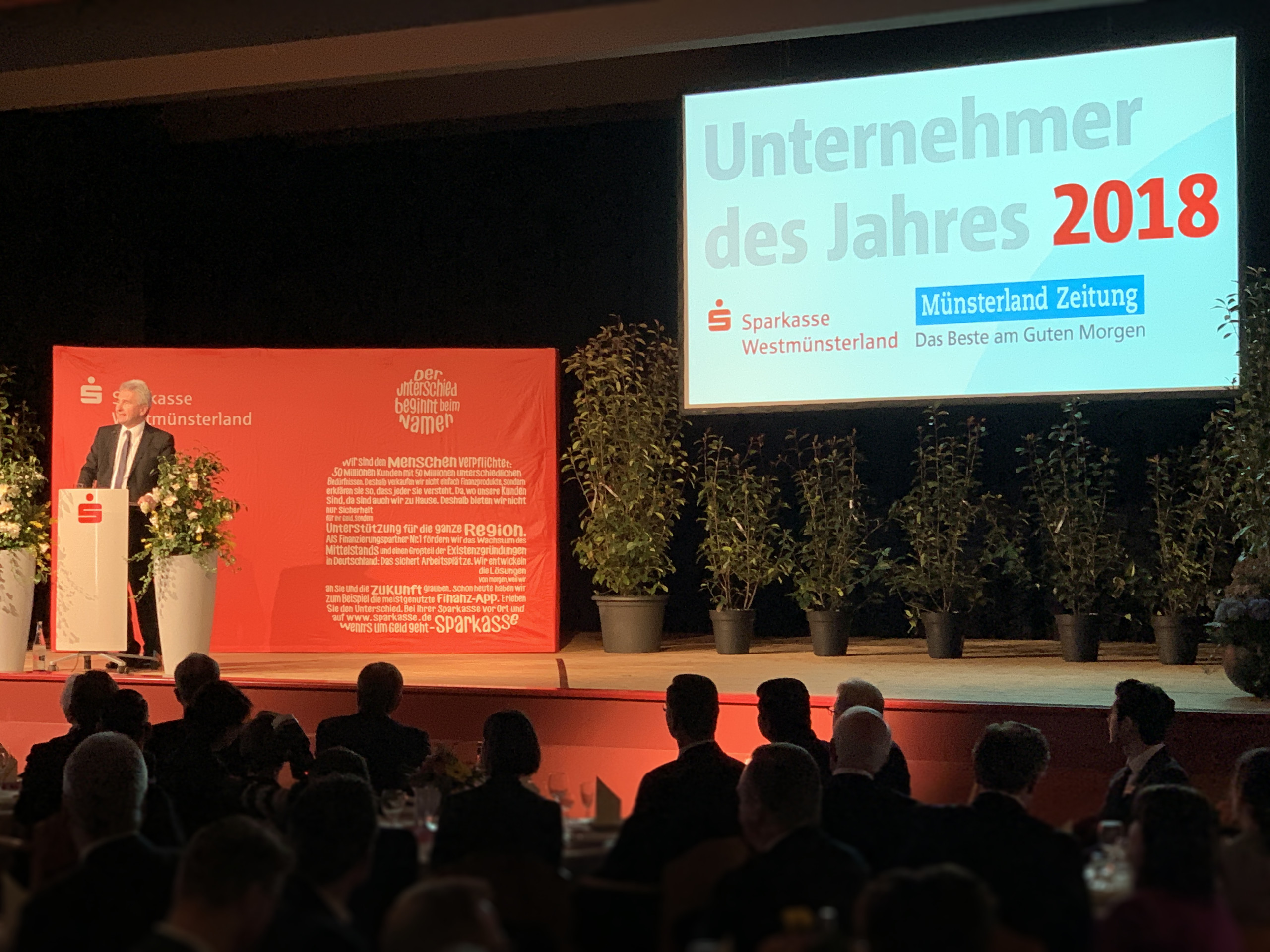 Preisverleihung Unternehmer des Jahres von der Münsterländischen Zeitung