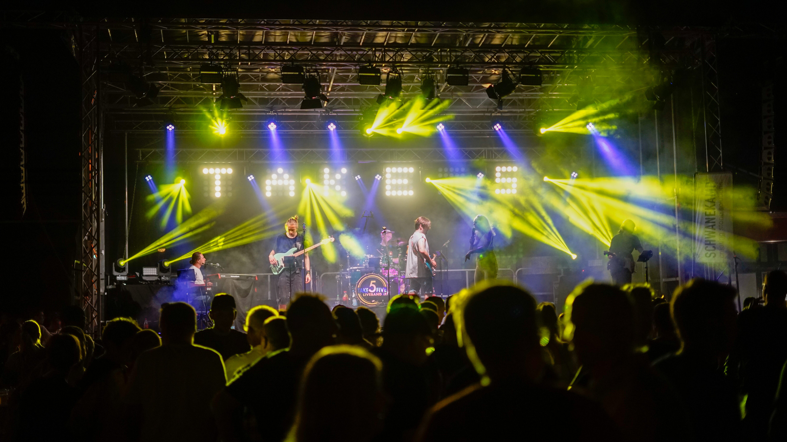 SV-Gescher Volsbank-CUP Open Air mit Take5 Liveband