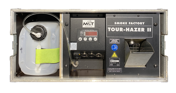 Smoke Factory Tour Hazer II für atemberaubende Effekte. Nebelmaschiene oder Hazer mieten.