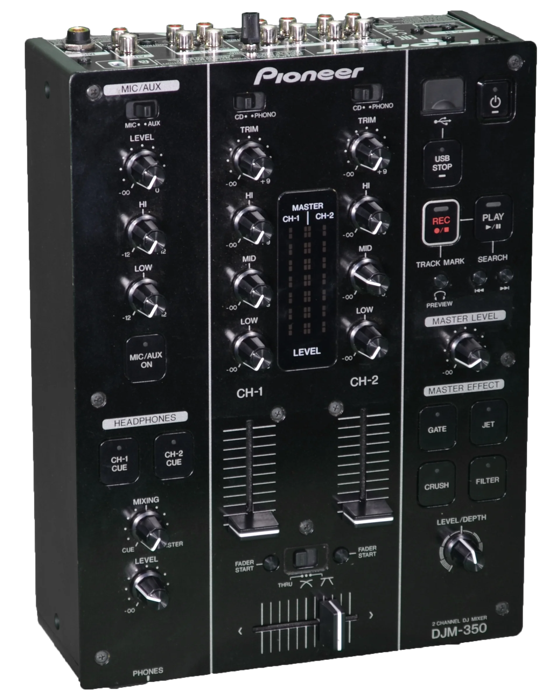 Pioneer DJM 350 Mixer im Case