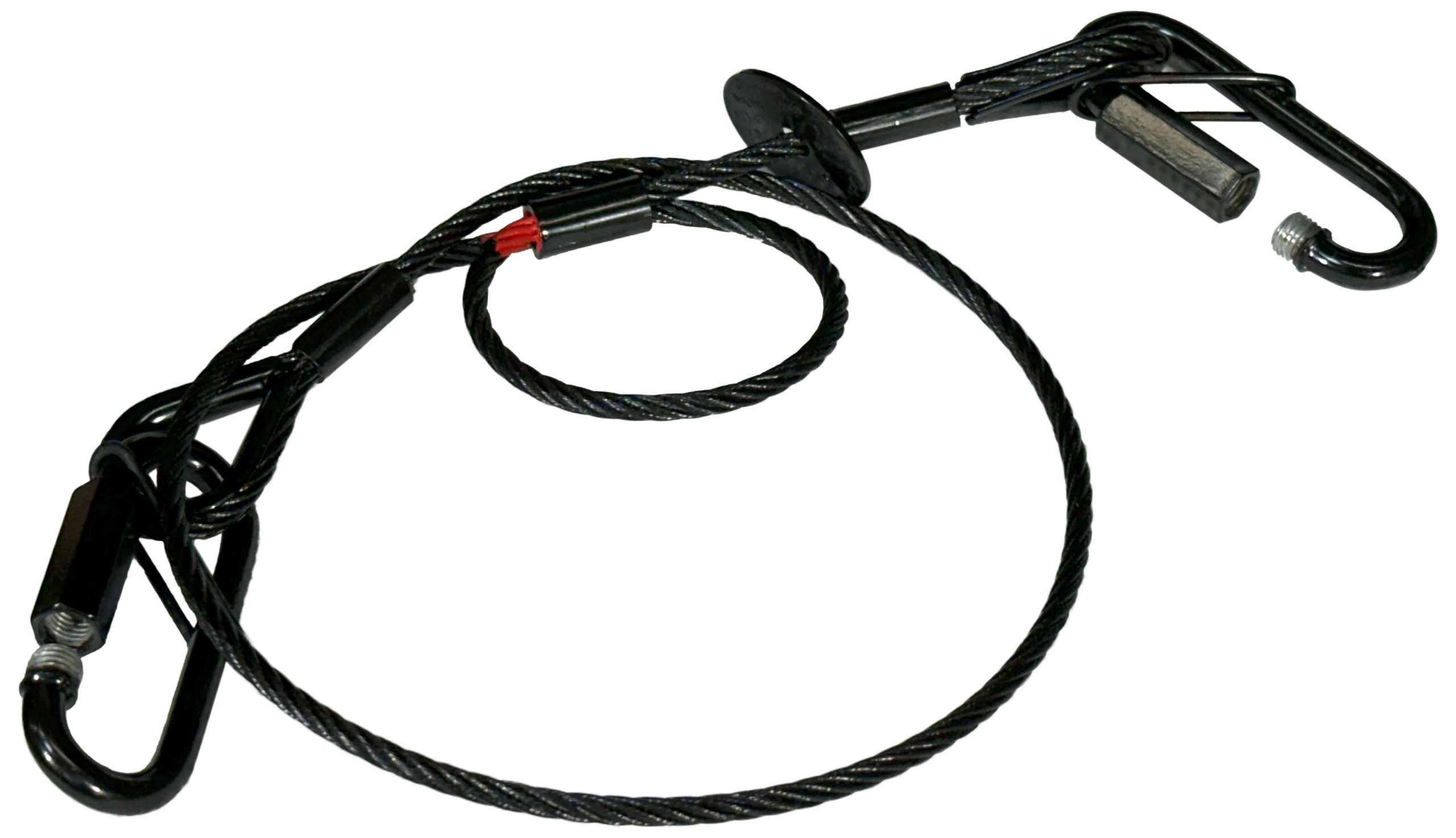 Fangseil Saveking 4mm 60cm, 40Kg, DGUV, schwarz