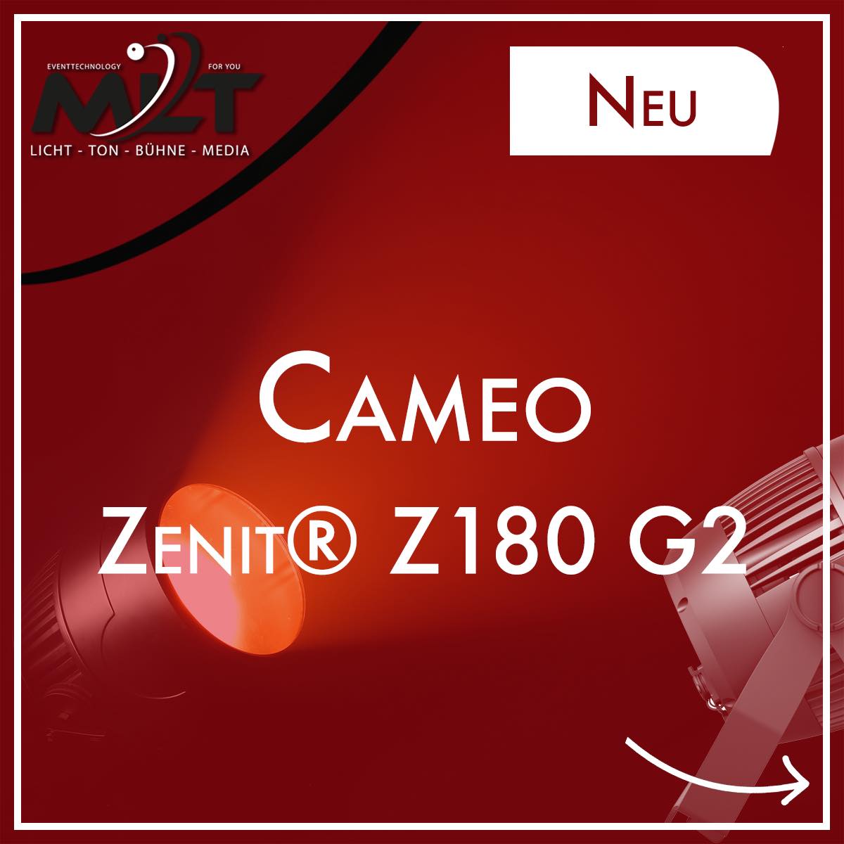 Cameo Z180 G2 IP65 Scheinwerfer jetzt bei MLT mieten