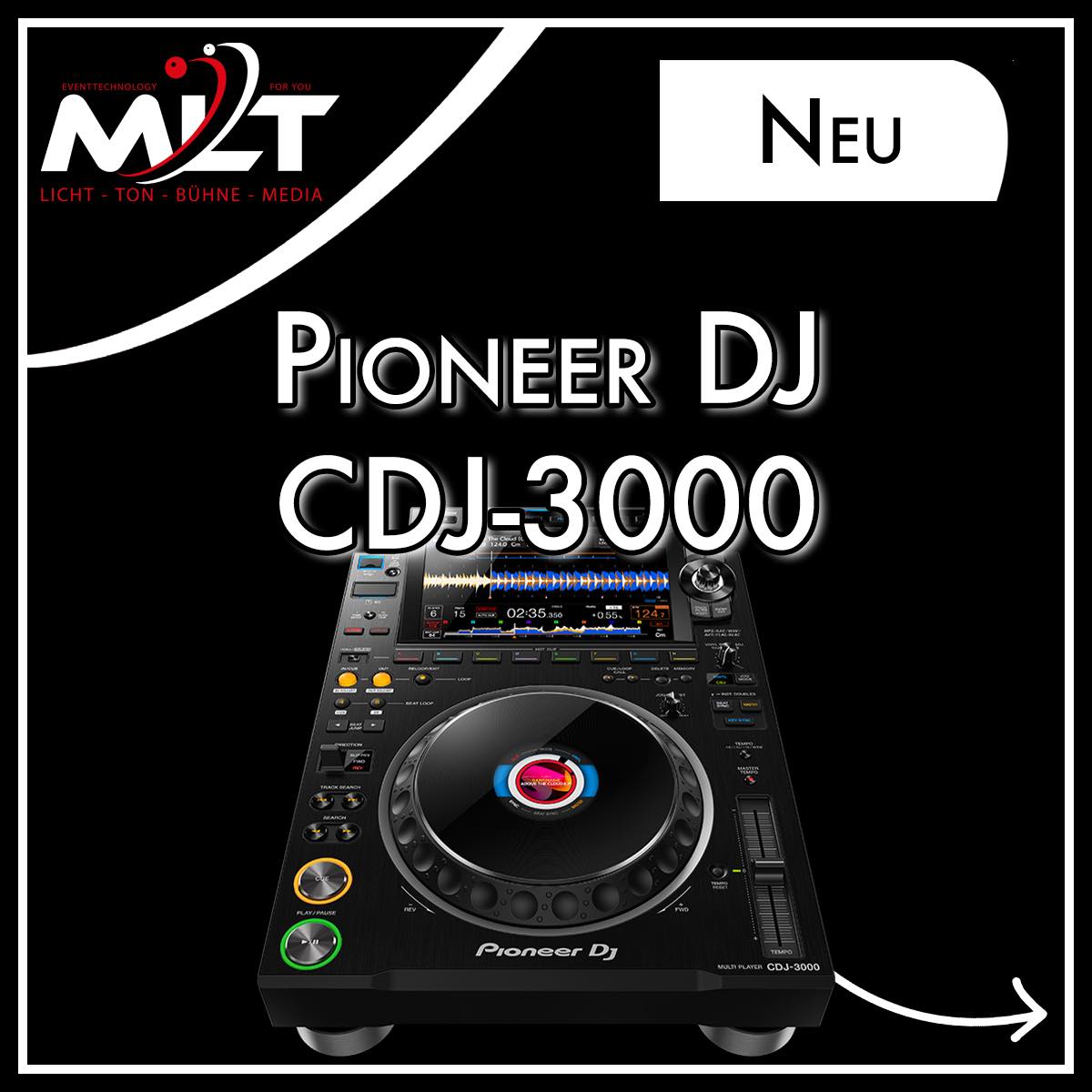 Pioneer CDJ-3000 DJ Set bei MLT mieten