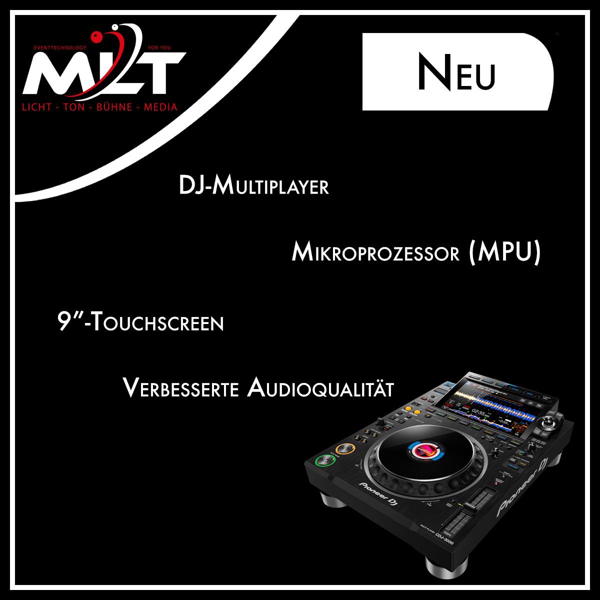 Pioneer CDJ-3000 DJ Set bei MLT mieten