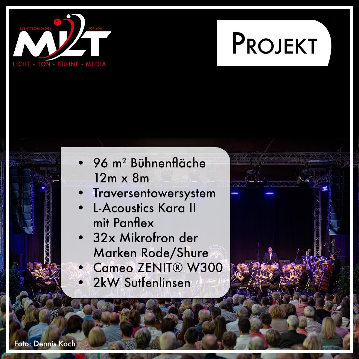 Veranstaltungstechnik fÃ¼r das TonArt 2023 Konzert in Heiden 